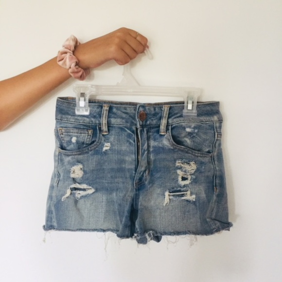 American Eagle Outfitters Pants - Distressed Denim Shorts | American Eagle